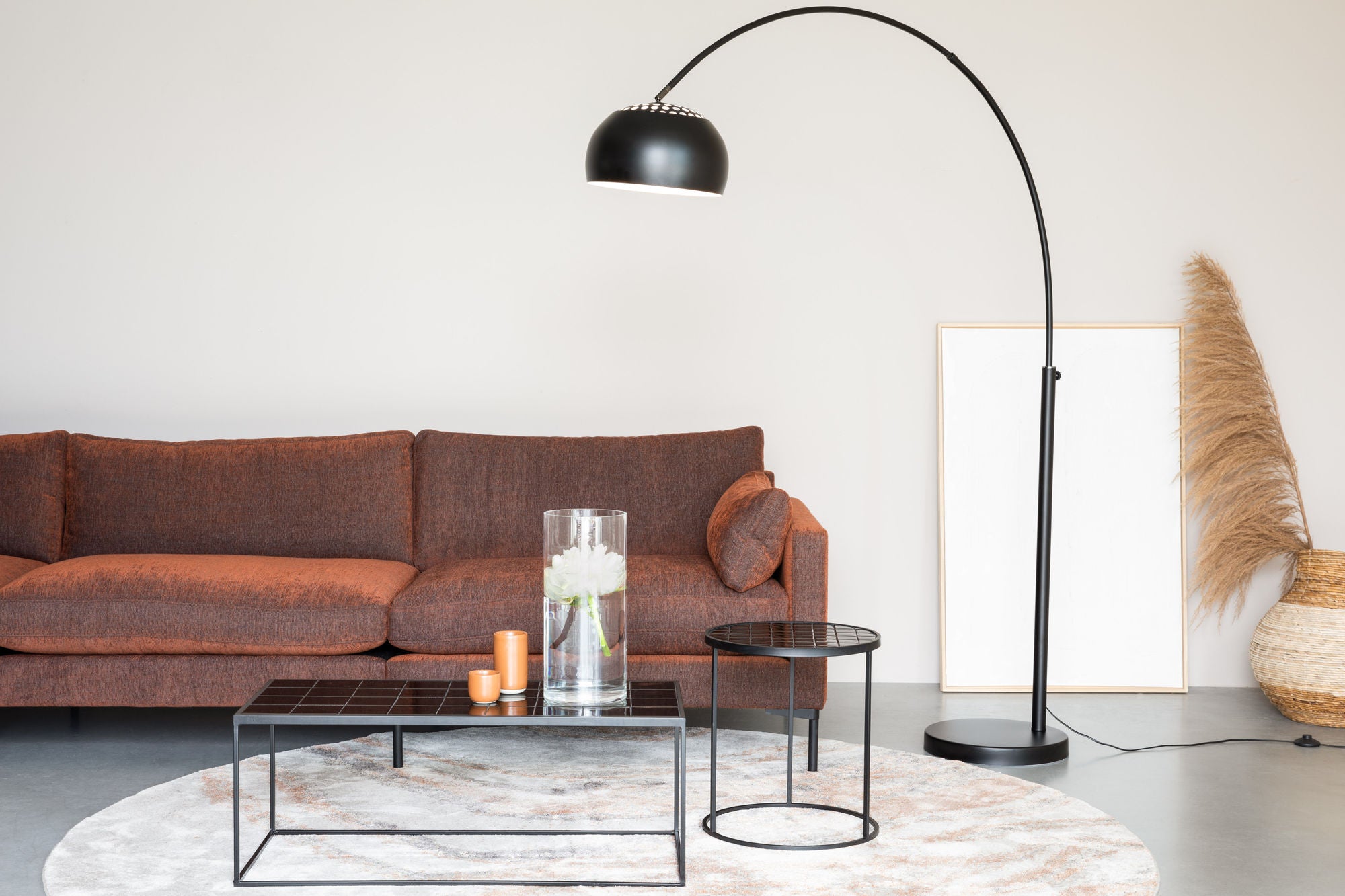 Zuiver Metal Bow Black Floor Lamp